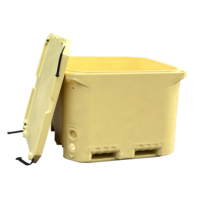 Bac à poisson rotomoulé 850L UV15 anti-vieillissement, -40°C ° Sac isotherme C résistant pour la chaîne du froid