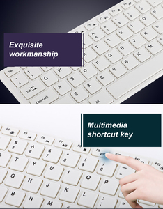 Office-Conjunto Combinado de teclado y ratón inalámbricos, conjunto ultrafino de 2,4 Ghz para <span class=keywords><strong>iPad</strong></span> y portátil - Product Image 6