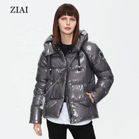 Veste d'hiver en gros à manches détachables, manteau tendance chaud et ample, doudoune courte épaisse grande taille pour l'hiver
