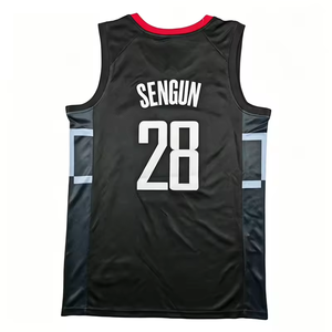 Camiseta de Hombre 2026 Cosida de <span class=keywords><strong>Kevin</strong></span> <span class=keywords><strong>Durant</strong></span> # Camiseta de Baloncesto Retro Casual de Alperen Sengun y Amen Thompson, Venta al por Mayor, Envío Directo - Product Image 6