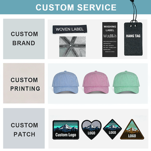 หมวกแก๊ปเบสบอลวินเทจปักโลโก้แบบสามมิติ  ทรงแข็งแรง คุณภาพสูง 5 ชิ้น  ลายทาง  ผ้าฝ้าย 100% สไตล์เรโทร - Product Image 2