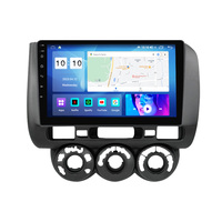 MEKEDE MS lecteur radio sans fil écran IPS double din pour Honda Jazz city 2002-2007 BT GPS système stéréo de voiture ventilateur de refroidissement