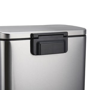 <span class=keywords><strong>Cubo</strong></span> de <span class=keywords><strong>Basura</strong></span> Rectangular de <span class=keywords><strong>Acero</strong></span> <span class=keywords><strong>Inoxidable</strong></span> de 50L, Ecológico, con Pedal - Product Image 5