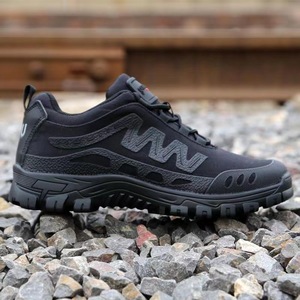 Hiking Shoes Men Low <b>Top</b> Breathable Outdoor Non Slip <b>Walking</b> Training Shoes Solid Color Mid Heel Casual Adventure Footwear - Product Image 3