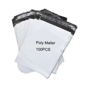 Sac de messagerie express en polyéthylène rose mat, avec logo personnalisé imprimé, sac de transport en plastique pour l'expédition - Product Image 2