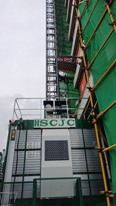 Lift penumpang konstruksi kapasitas 20 orang, tinggi 100m, kabin nyaman, Ideal untuk proyek pencakar langit - Product Image 6