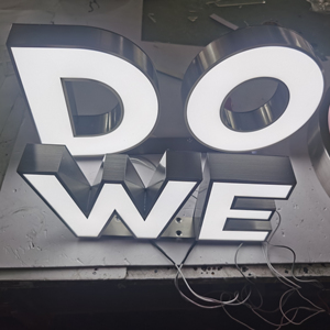 Al Aire Libre personalizado LED Canal Tienda signo LED letra LED signo marquesina letras letrero - Product Image 1