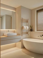 Service de meubles sur mesure en bois, designs gain de place pour armoires de salle de bain, meubles TV, meubles de salon