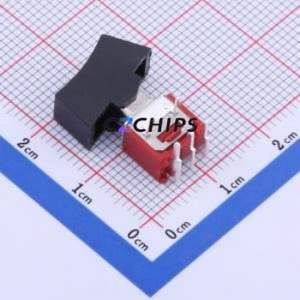 SR-0-102-C03-0003-RS Rocker Switch Through hole Component (THT) Switch Concave Bend Solder Tab Black 1.5A - Product Image 1