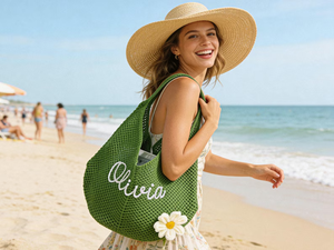 Boho Hollow Crochet Tote <strong>Bag</strong> <strong>Large</strong> Capacity Shoulder <strong>Beach</strong> Straw Tote <strong>Bag</strong> for Women Casual Summer - Product Image 2