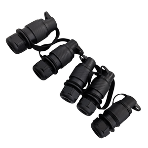 Adaptateur de remorque 3 voies 12V pour véhicule, <span class=keywords><strong>camping</strong></span>-<span class=keywords><strong>car</strong></span>, caravane, camion, bateau avec couvercle en caoutchouc étanche - Product Image 3