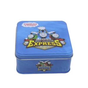 Top Quality Custom Case Tin Metal Square Cans Toy Box Tin Packaged For Kids