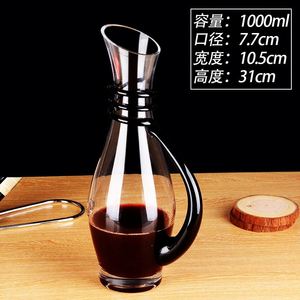 Glass Bottle <strong>Wine</strong> <strong>Decanter</strong> Poure <strong>with</strong> Glass <strong>Stopper</strong> - Product Image 4