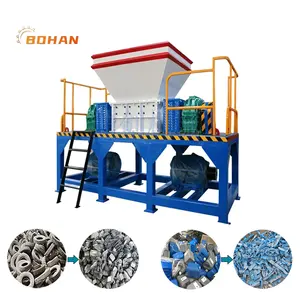 Schroot Aluminium Kan Crusher Schroot Aluminium Plastic Crusher Schroot Plastic Ijzeren Metalen Rubber Shredder Te Koop