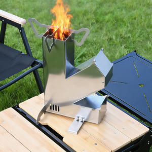 INBESTCAMP Fabricante de Hornos y Cocinas Portátiles, Estufa de Leña Plegable para <span class=keywords><strong>Cocina</strong></span> al Aire Libre, Estufa de Leña para Bushcraft - Product Image 1