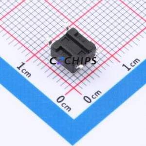 TS110416055 Tactile Switch SMD-4P,6x6mm Switch Single Pole Single Throw Round Button 1.6N 5.5mm - Product Image 2