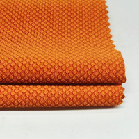 Precio de fábrica 84% poliéster 16% Spandex Anti-olor Tricot Dot tejido de punto de malla elástica para uniforme de fútbol