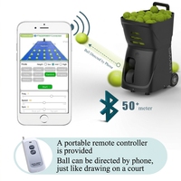 Mesin Pelontar Bola Tenis Profesional PT-MINI PRO 2025 Baru Dengan Kontrol Aplikasi/Remote