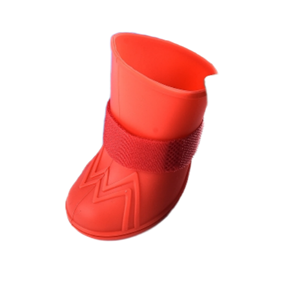 Nouvelles Bottes <span class=keywords><strong>pour</strong></span> Animaux de Compagnie, 4 Pièces, Mignonnes et Tendance, Imperméables, Respirantes, en PU Écologique, avec Trous, Antidérapantes, en Caoutchouc Souple, <span class=keywords><strong>pour</strong></span> Chiens et Chiots, Idéales <span class=keywords><strong>pour</strong></span> l'Été - Product Image 1