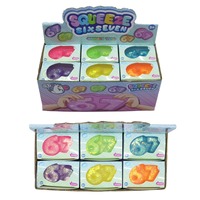 Jouet anti-stress populaire en ligne : Meme 67, jouet à presser en farine, jouet à presser scintillant en maltose Six Seven Squishy