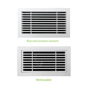 Воздушная вентиляция Lakeso Hvac, центральный алюминиевый кондиционер, настенный вентиляционный регистр для продажи - Product Image 5