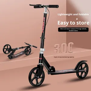 Trottinette Pliable Adulte à Frein à Main, Roues Planaires, Deux Roues, pour Ville et Campus, Vitesse Maximale 30-50 km/h - Product Image 5