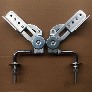 Adjustable Furniture Hinges For Sofa Armrest Headrest Backrest 90-180 Degree Surface Mount Hot Rolled Steel Modern Design - Product Image 3