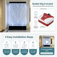 Fabricants de murs à bulles d'eau, aquariums à bulles, lettres à bulles pour écrans muraux, décoration intérieure commerciale et domestique