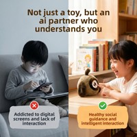 Peluche interactive vocale IA, poupée robot, cadeau d'anniversaire pour enfants, breloque de sac, cadeau pour couples CYG-130, 14 ans et plus
