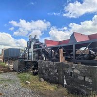 Centrale à béton mobile automatique modulaire compacte avec une capacité de 25m³/h à 35m³/h