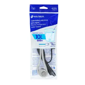 Calentador de Agua Eléctrico de Inmersión sin Tanque Volteck de 10L y 500W con Calentamiento Rápido y Carcasa Metálica para Uso Doméstico, Modelo CAGU-2 - Product Image 5
