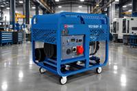 Générateur diesel silencieux 15 kW, groupe électrogène portable 20 kW max, double cylindre, refroidissement par air, démarrage électrique, usage industriel