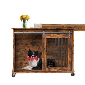 2023 Table <span class=keywords><strong>d</strong></span>'extrémité de meubles de caisse de <span class=keywords><strong>chien</strong></span> en bois avec armoire de caisse <span class=keywords><strong>d</strong></span>'animal familier de porte - Product Image 1