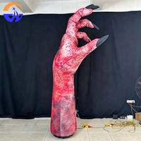 Modèle gonflable personnalisé de palmier pour Halloween, thème horreur, accessoires de décoration publicitaire pour événements avec souffleur, en tissu Oxford