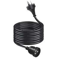 Câble d'extension d'alimentation 3G*1.0mm2 Rohs AU Australie, prise 3 broches vers prise 3 broches, 5 m de long