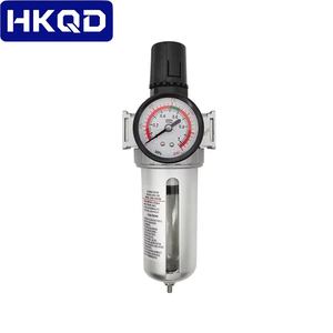Unità di Preparazione dell'Aria <span class=keywords><strong>Pneumatica</strong></span> Industriale Hengke Serie SFR: Filtro, Regolatore e Lubrificatore Pneumatico SFR200 SFR300 SFR400 - Product Image 1