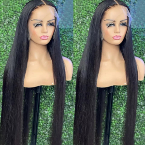 Klebstofffreie Lace-Front-Perücken mit Babyhaar, Brasilianisches HD für Perücken, Transparent für Lace, Remy-Haar, 180% Dichte, Lange Länge, <span class=keywords><strong>Befa</strong></span> - Product Image 2