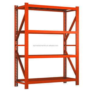 Étagères en acier réglables sans boulons, robustes, capacité de charge de 500 kg/étagère, système d'étagères de stockage industriel pour entrepôt - Product Image 1