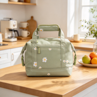 Sac Isotherme Bunnyfly Personnalisé pour Déjeuner, Sac Glacière Thermique Designer, Sac de Pique-nique Enfant, Sac de Sport Léger et Portable avec Fermeture Éclair