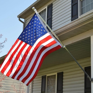 Drapeau américain brodé personnalisé Élection <span class=keywords><strong>américaine</strong></span> 3 * 5ft Tissu Oxford Drapeau américain brodé - Product Image 4
