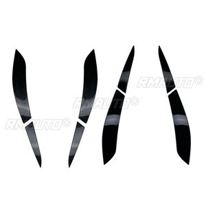 4 piezas de cubiertas decorativas para luces traseras de coche, embellecedores de ventilación de aire para VW Golf 6 VII MK6 Estilo R Estándar 2008-2013, pegatinas de estilo para coche - Product Image 4