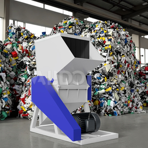 เครื่องบดขวดพลาสติกอัตโนมัติ เครื่องบดเศษ HDPE PET แบบแห้ง ใช้ไฟฟ้า สำหรับรีไซเคิล - Product Image 2