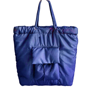 Bolsos de Compras Reutilizables para Mujer, de Nailon Ligero, Acolchados, Impermeables, con Relleno de Algodón, Tipo Tote - Product Image 3