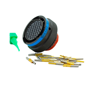 Cable de Aviación Circular <span class=keywords><strong>MIL</strong></span> 26482 de 12 Hilos y 8 Pines, Conector Macho y Hembra Ensamblado, Conector de Enchufe con Brida Cuadrada MS3116 - Product Image 3