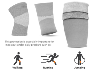 Genouillère Premium en Bambou Charbon Élastique à Compression pour Protection - Product Image 5