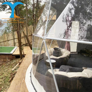 Caliente 4m 5M 6m 8m 10m gran fiesta de <span class=keywords><strong>Camping</strong></span> tienda de campaña con marco de Metal al aire libre inflable carpa de cúpula transparente para la venta tente comping - Product Image 2