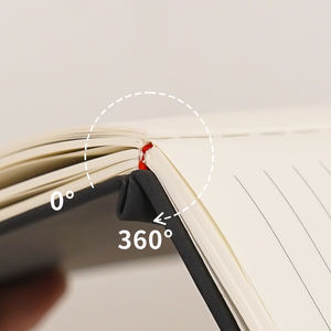 Carnet personnalisé avec logo sur mesure, promotionnel, A5, A6, A7, 100 feuilles, en cuir PU, couverture rigide avec lien de fermeture - Product Image 5