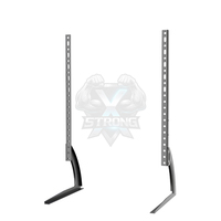 Base de support de bureau robuste pour écran 36-75 pouces charge 50kg VESA 300x300-600x500mm hauteur réglable 582-700mm usine directe