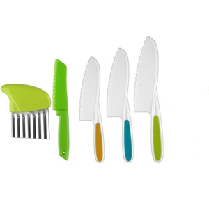 Eco-Friendly Mini Kitchen Knife and Cutter <b>Set</b> Real Cooking for Kids PP Plastic Vegetable and Fruit <b>Tools</b> - Product Image 5