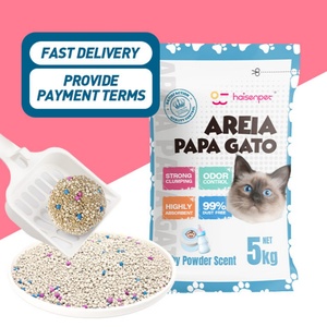 BulkArena Para Gatos Wholesale Suppliers 5kg 99% Dust-Free Odor <b>Control</b> Fast Clumping Sodium Bentonite Cat Litter Sand - Product Image 1
